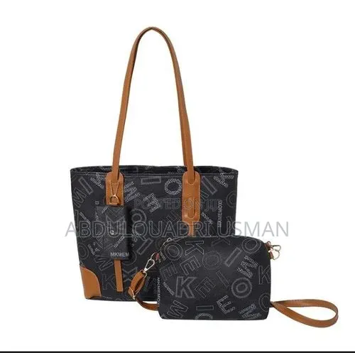 Bagsmart Retro Letter Print Tote Bag for Women