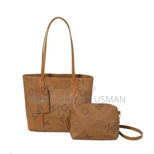 Bagsmart Retro Letter Print Tote Bag for Women
