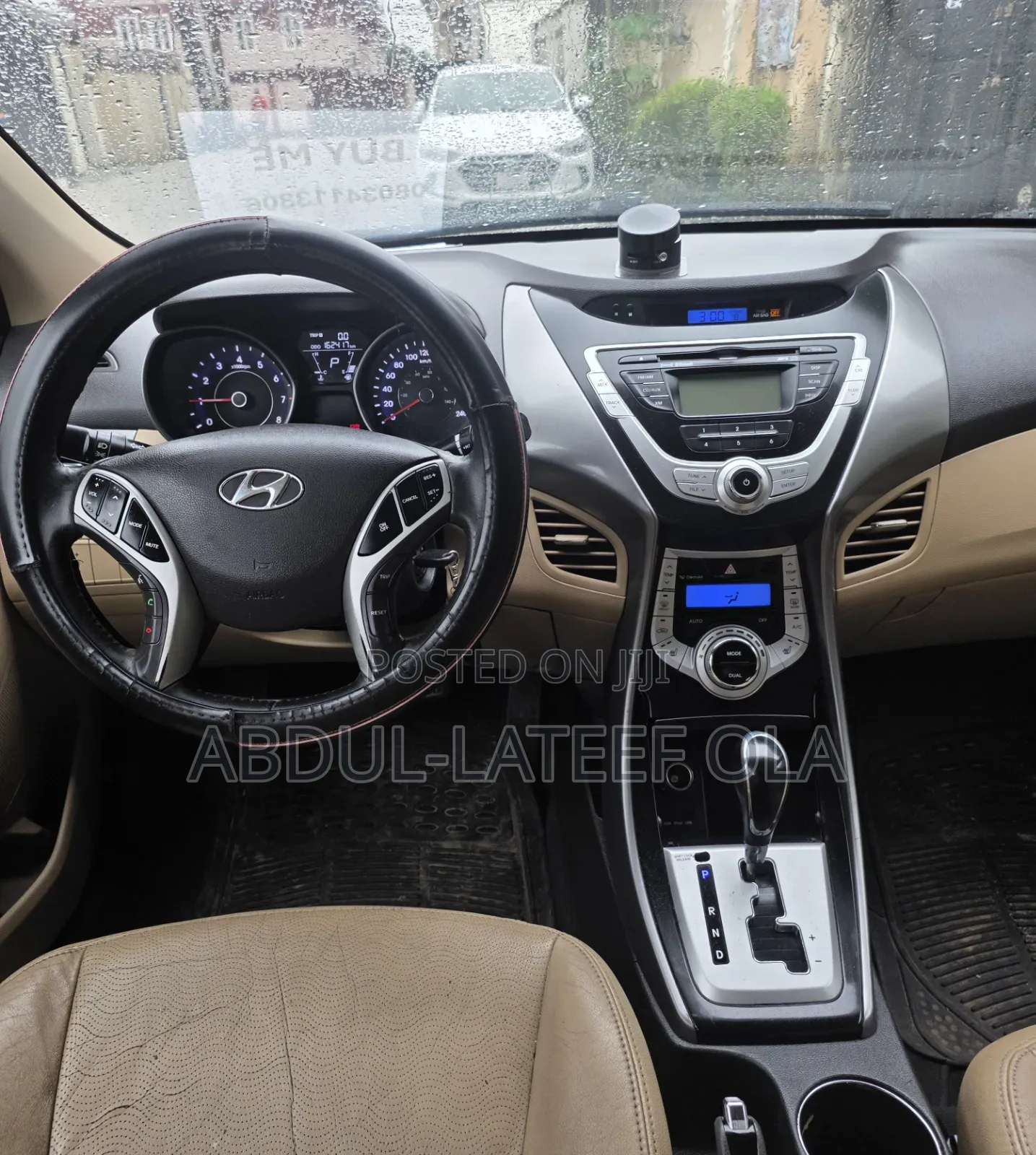 Hyundai Elantra Limited 2012 Red