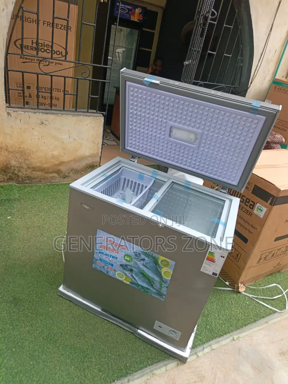 Snowsea Bd-258176l Chest Freezer With Easy Organization Basket
