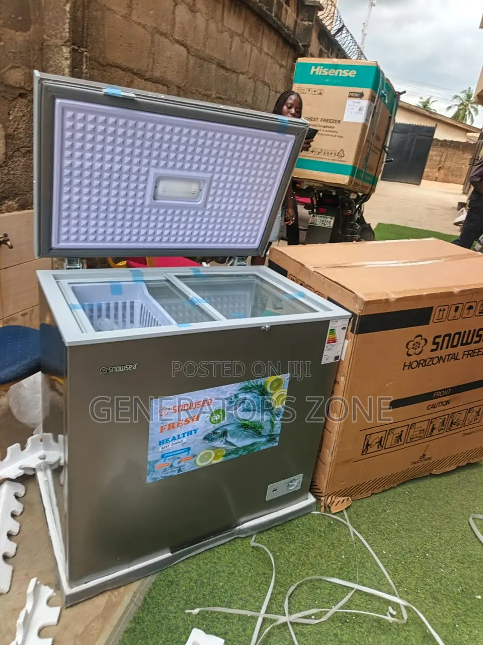 Snowsea Bd-258176l Chest Freezer With Strong Cooling System