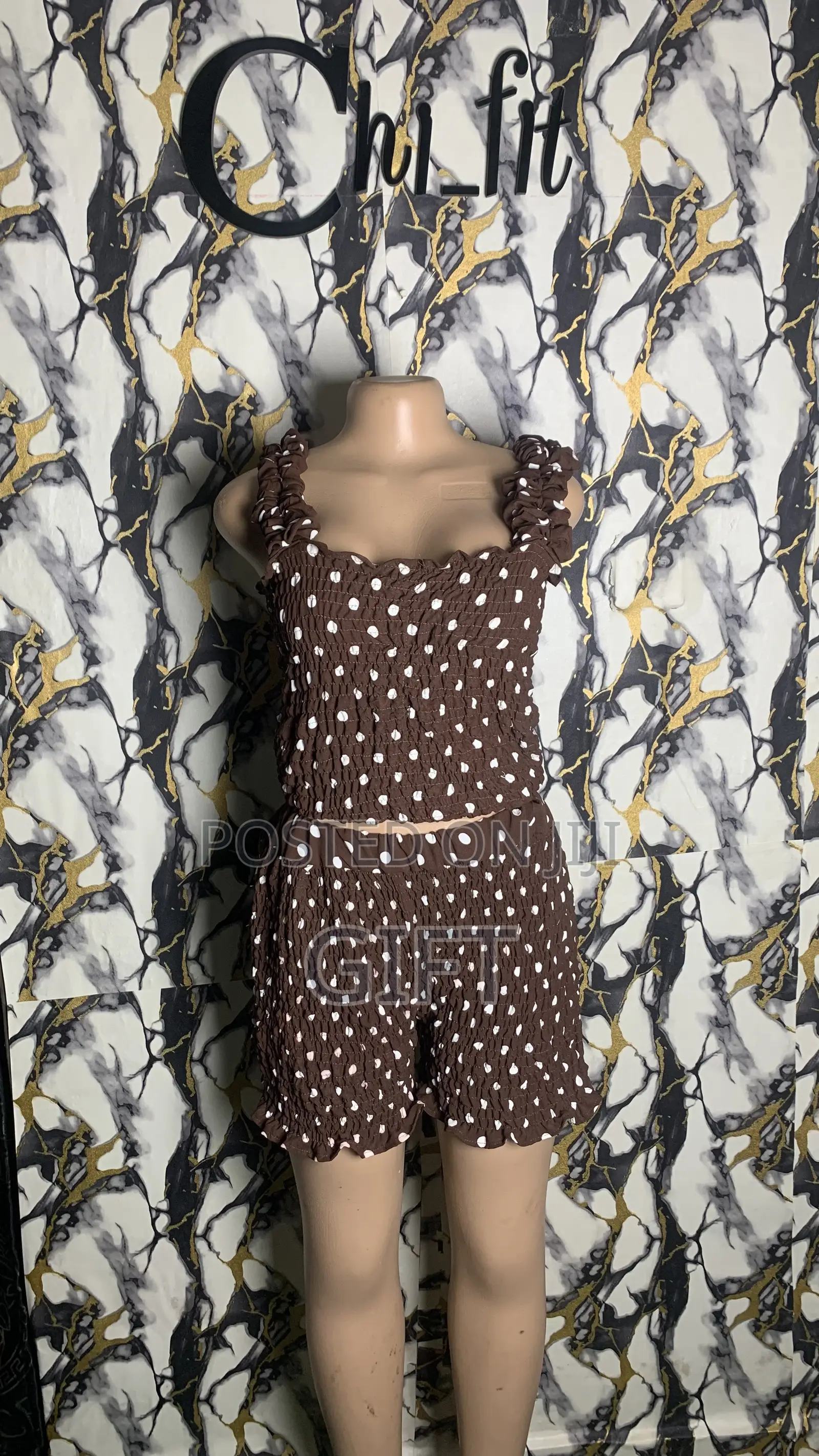 Two Pieces Smokey Short and Top