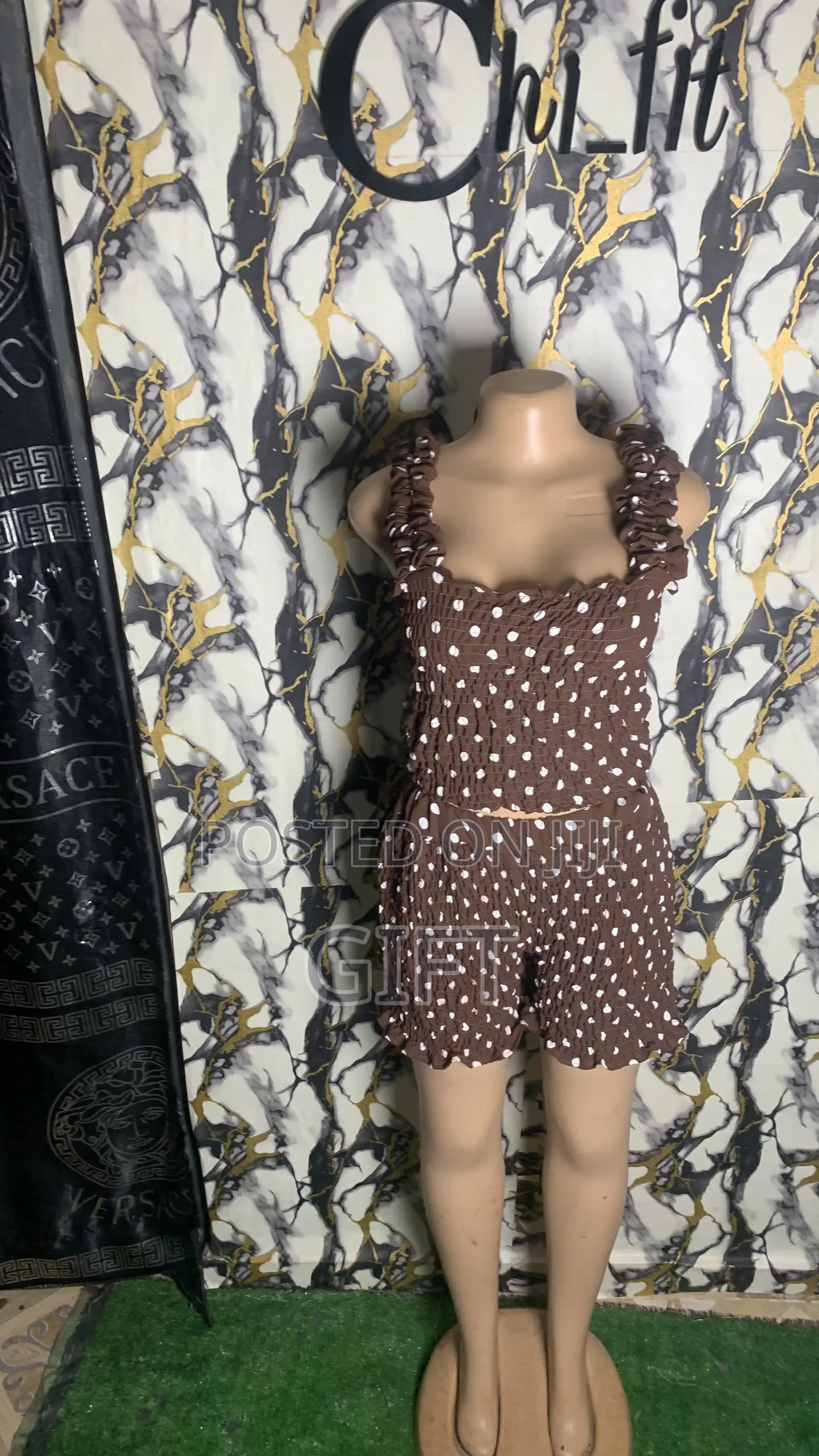 Two Pieces Smokey Short and Top