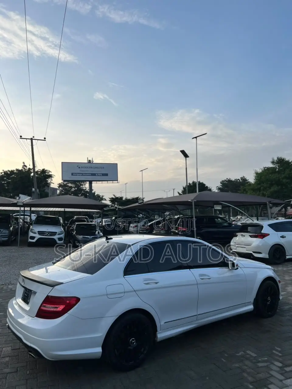 Mercedes-Benz C300 Luxury 4Matic Sedan AWD (3.5L 6cyl 7A) 2013 White