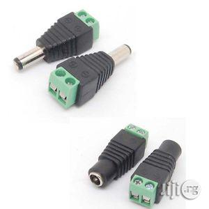 5 Pairs of Male/Female Dc Power Jack Connector Cable