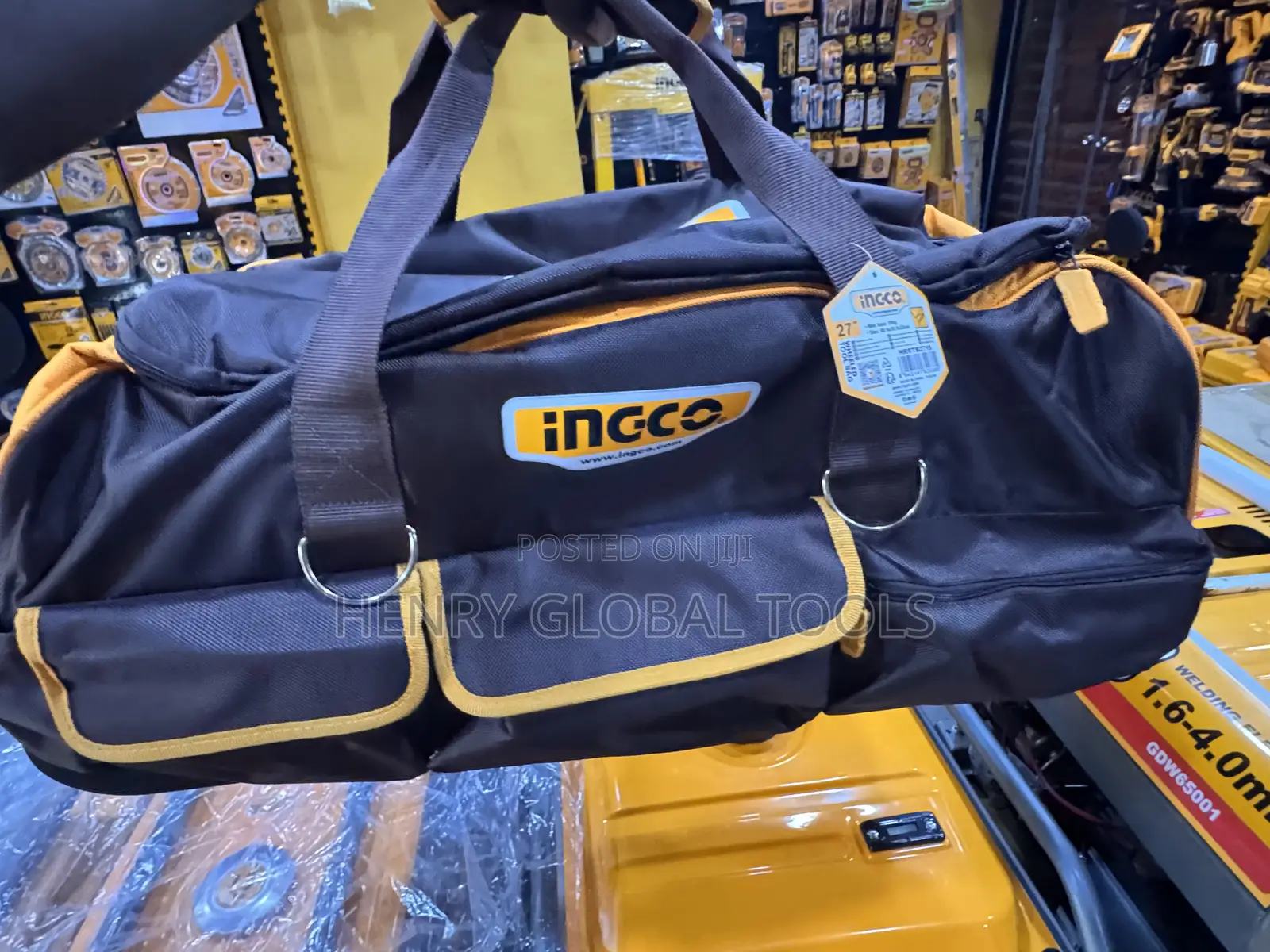 27” Trolly Ingco Heavy Duty Tools Bag Industrial