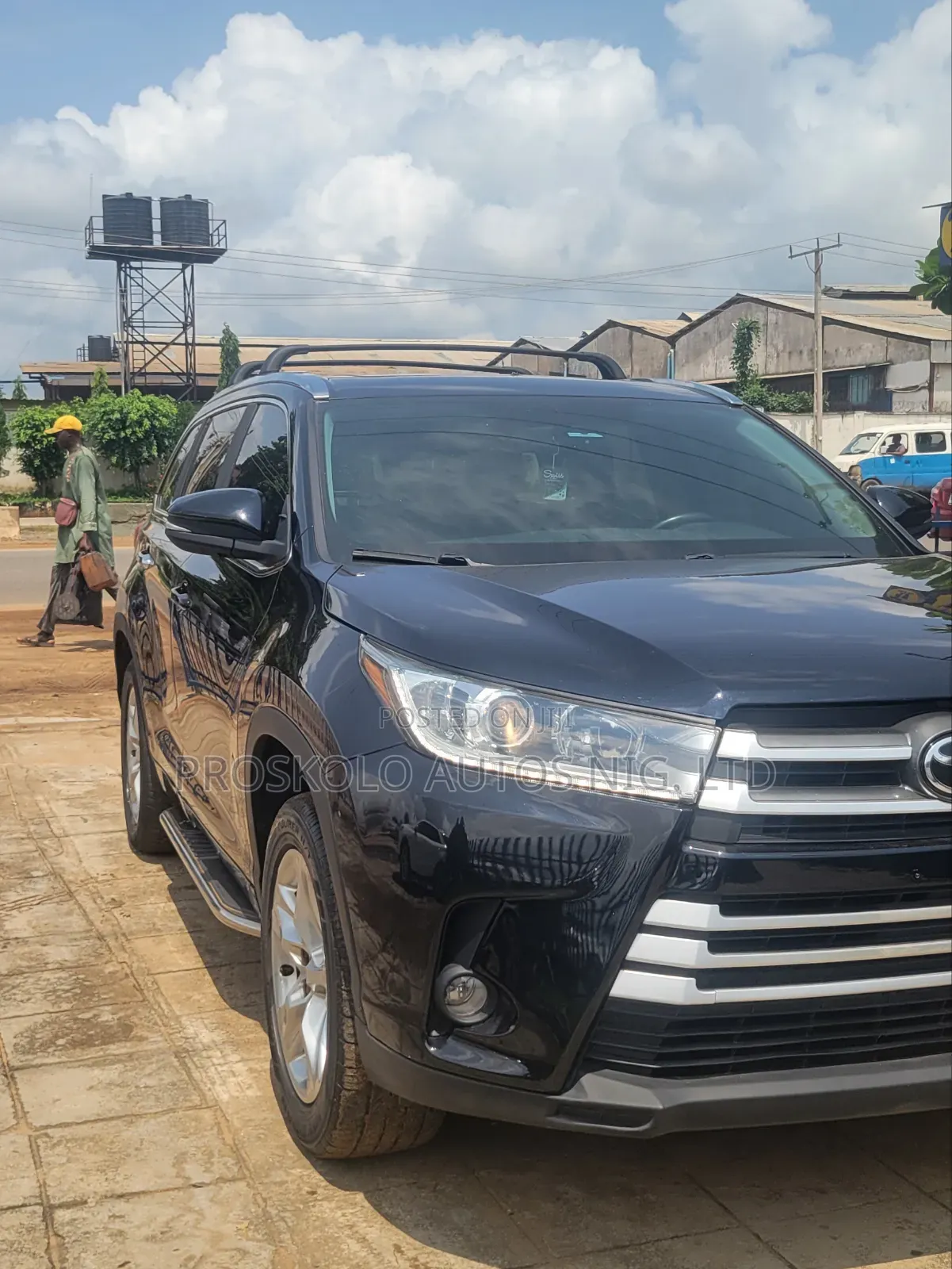 Toyota Highlander Limited V6 4x2 (3.5L 6cyl 6A) 2016 Black