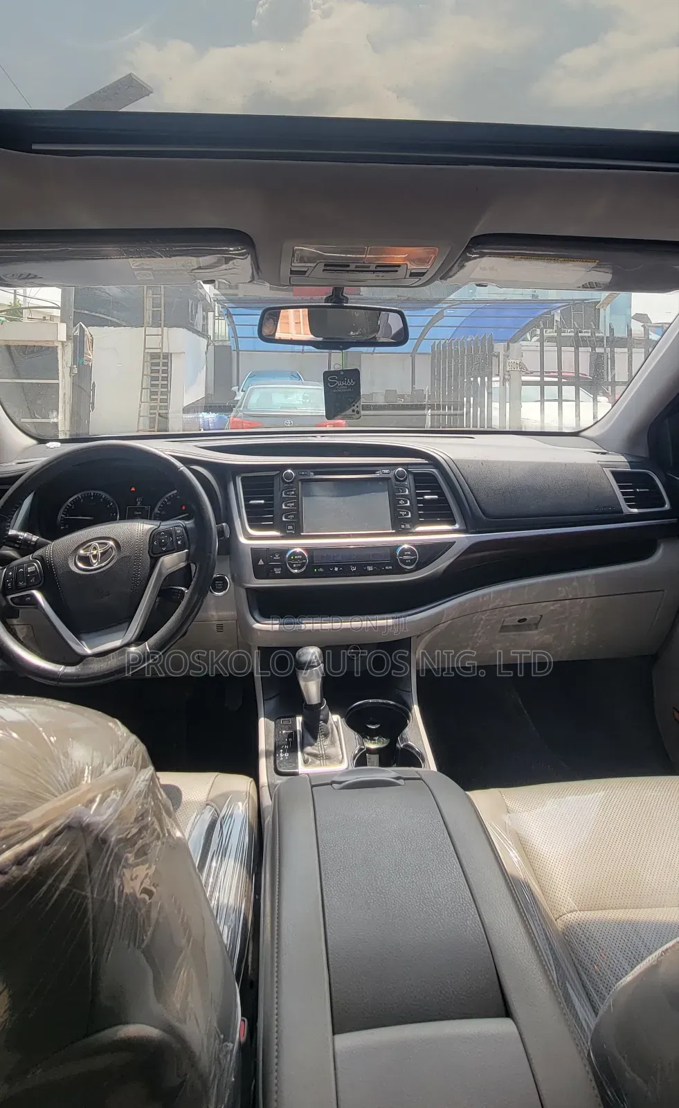 Toyota Highlander Limited V6 4x2 (3.5L 6cyl 6A) 2016 Black
