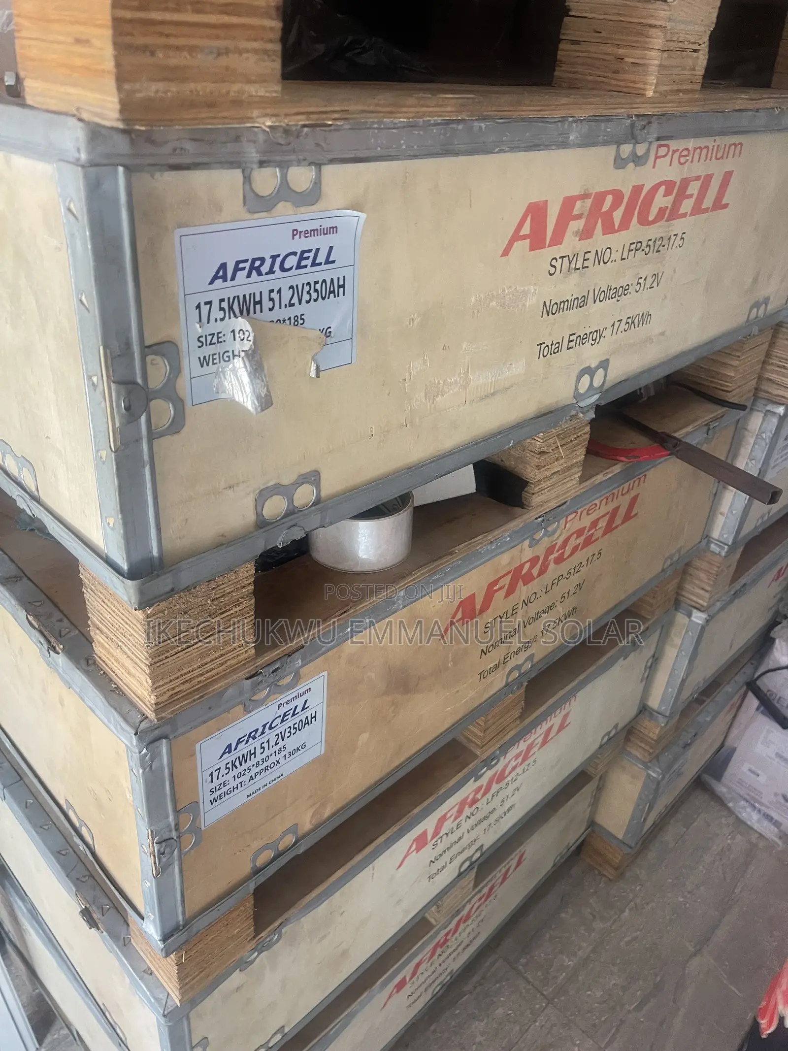 17.5kwh Lithium Ion Battery Africell Much Available