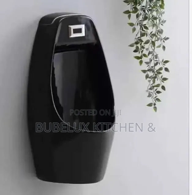 Brand New Luxury Matte Black Wall Mounted Urinal - Sensor Flush
