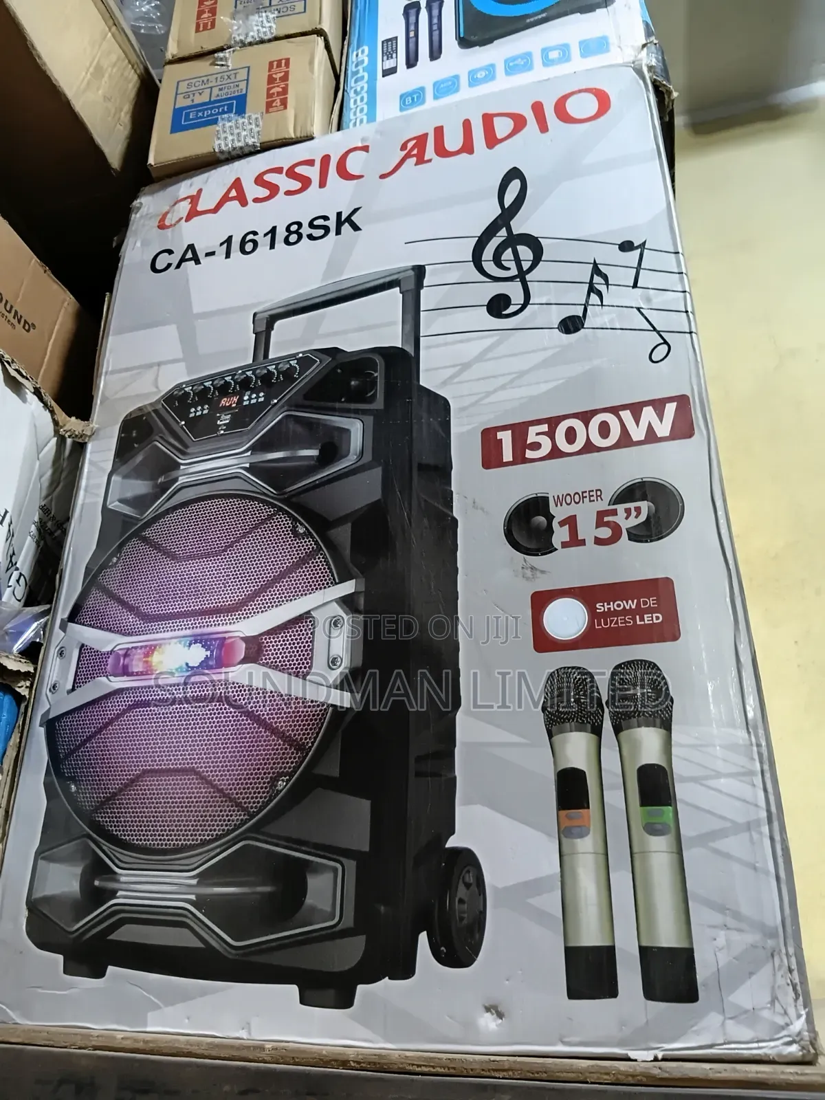 Classic Audio 15" Public Address Pa System Big Body Speaker Ca-1618sk