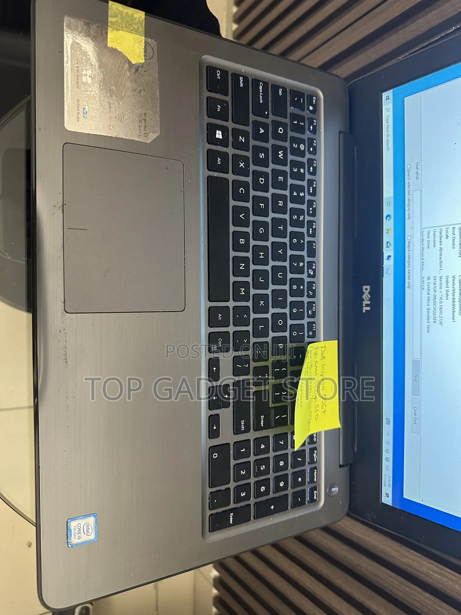 Laptop Dell Inspiron 15 5567 8GB Intel Core i5 SSD 500GB