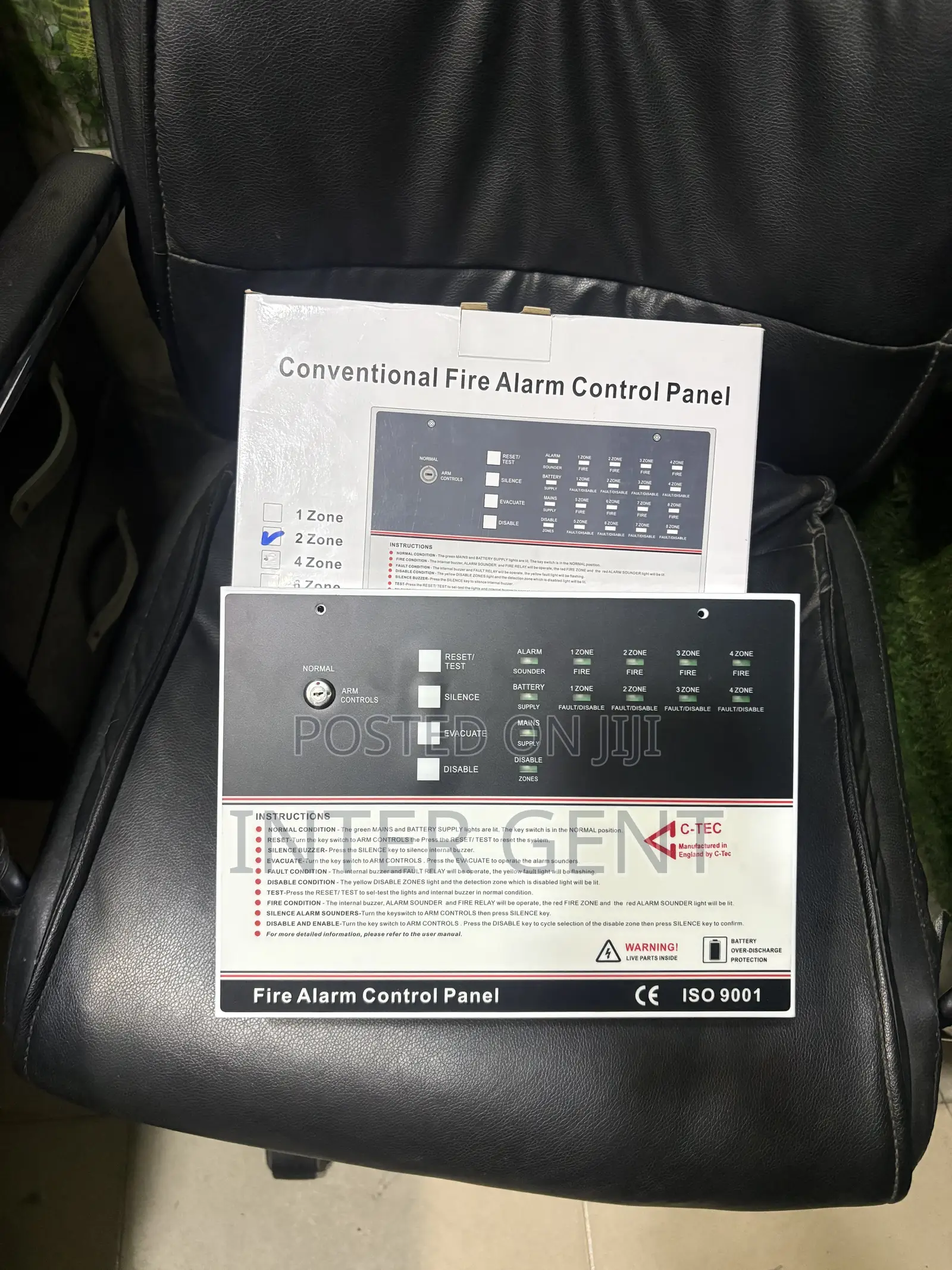 Fire Alarm Panel 2 Zone C-Tec