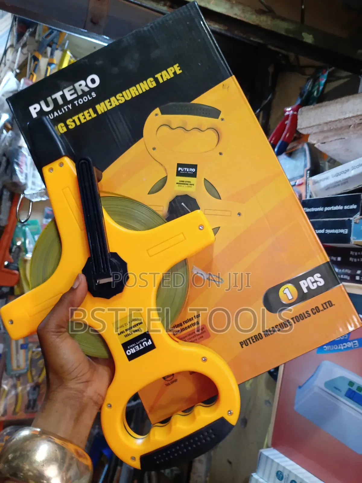 100-Meter Long Steel Measuring Tape – Heavy Duty Survey Measuring Tape