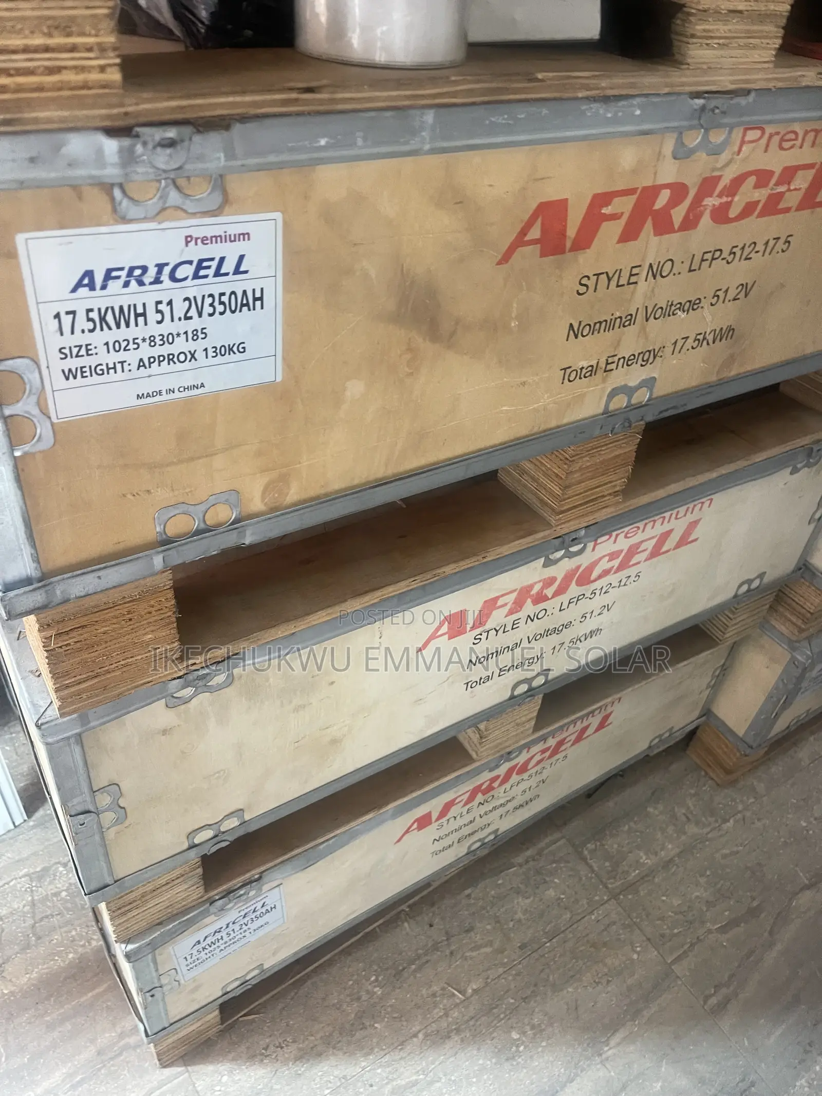 17.5kwh Lithium Ion Battery Africell Much Available