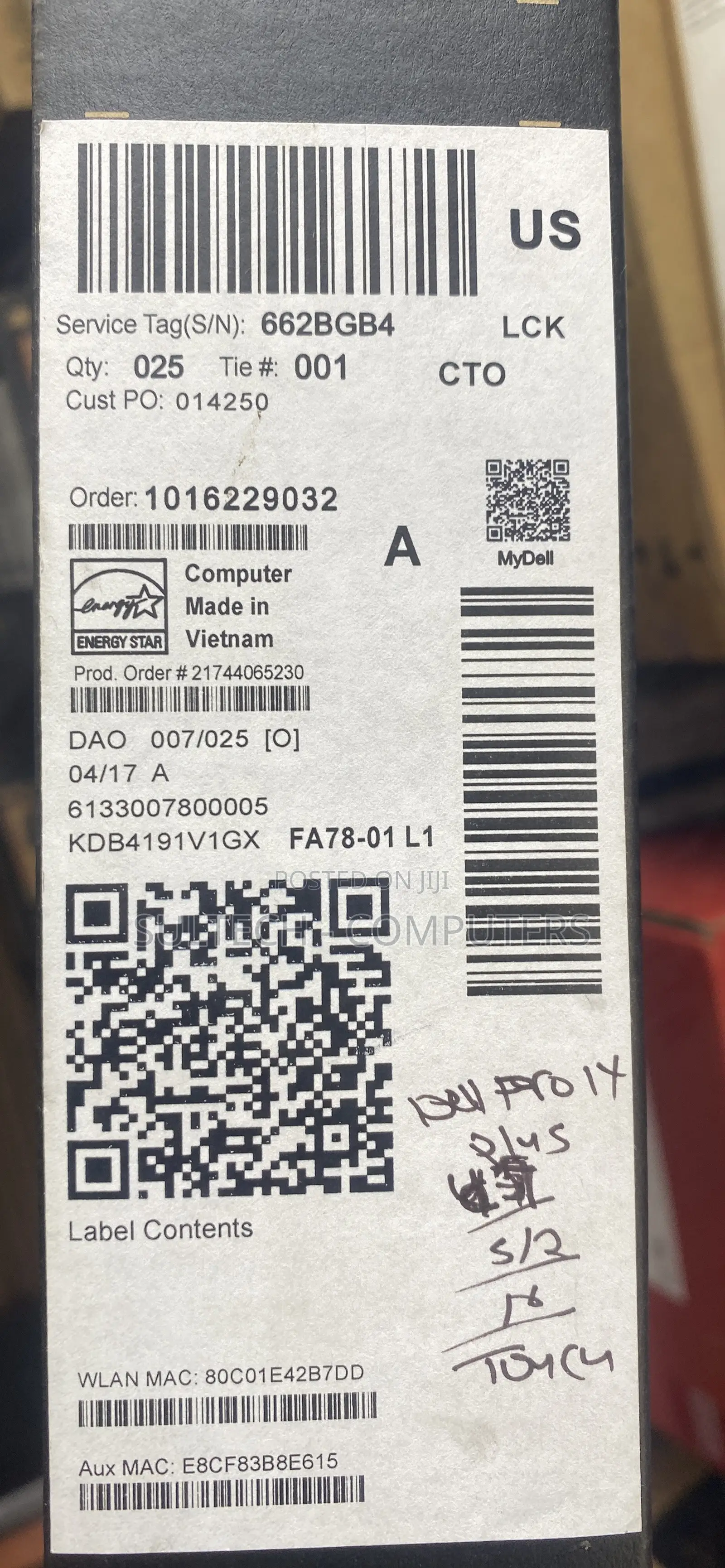 New Laptop Dell Pro Plus 14 16GB Intel Core Ultra 7 SSD 512GB