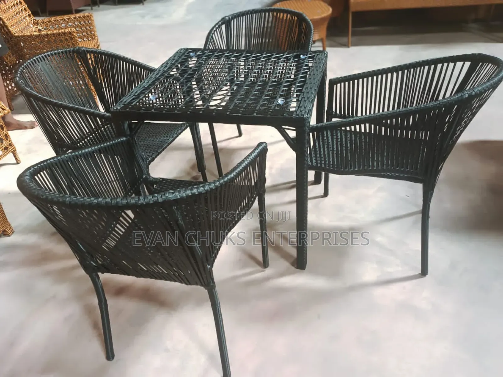 4 Chairs and Table for Restaurant
