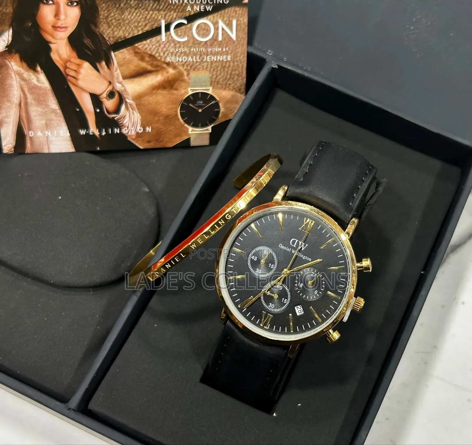High Quality DW(Daniel Wellington) ,Leather Strapped Wristwatch