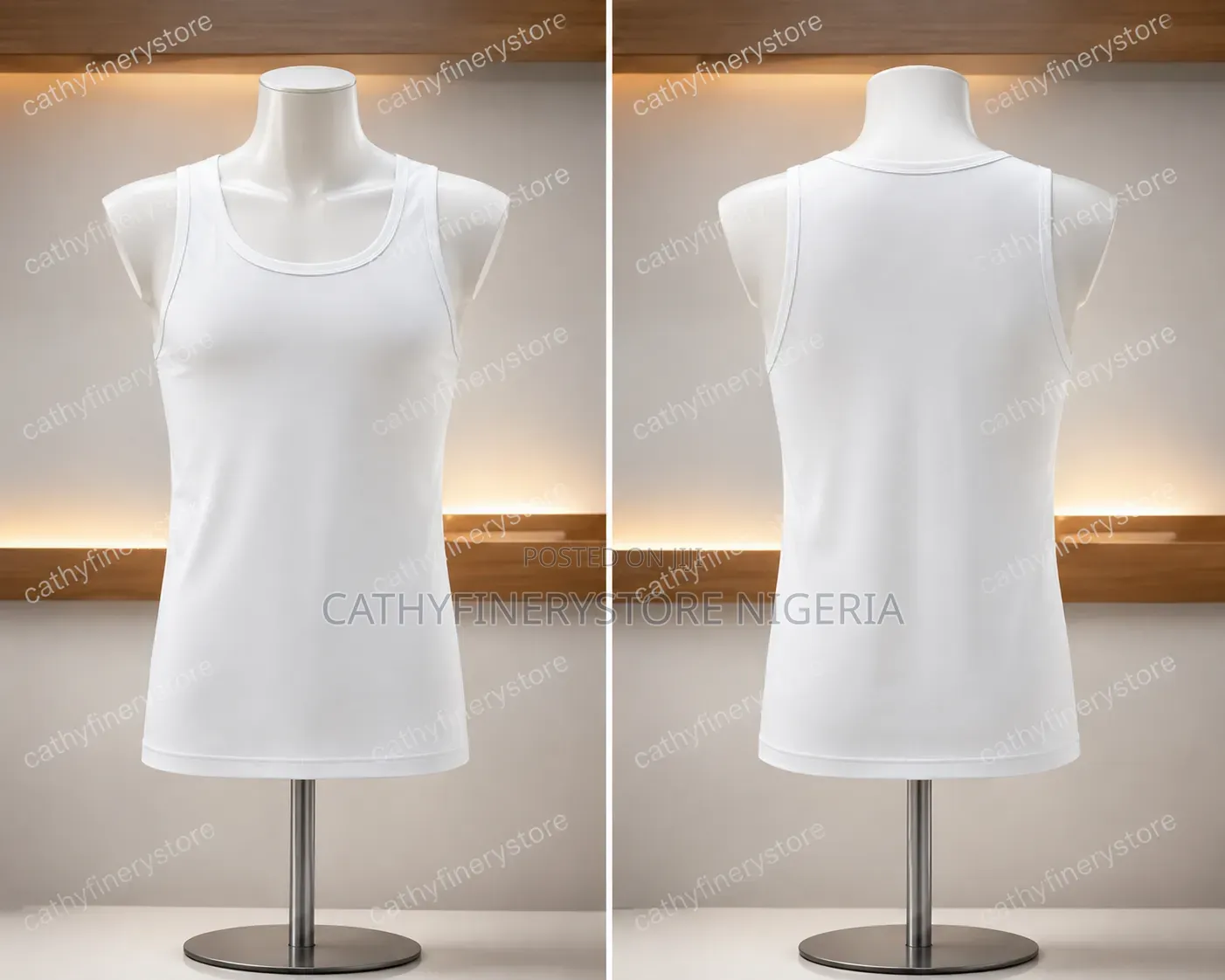 Boys White Tank Top Singlet