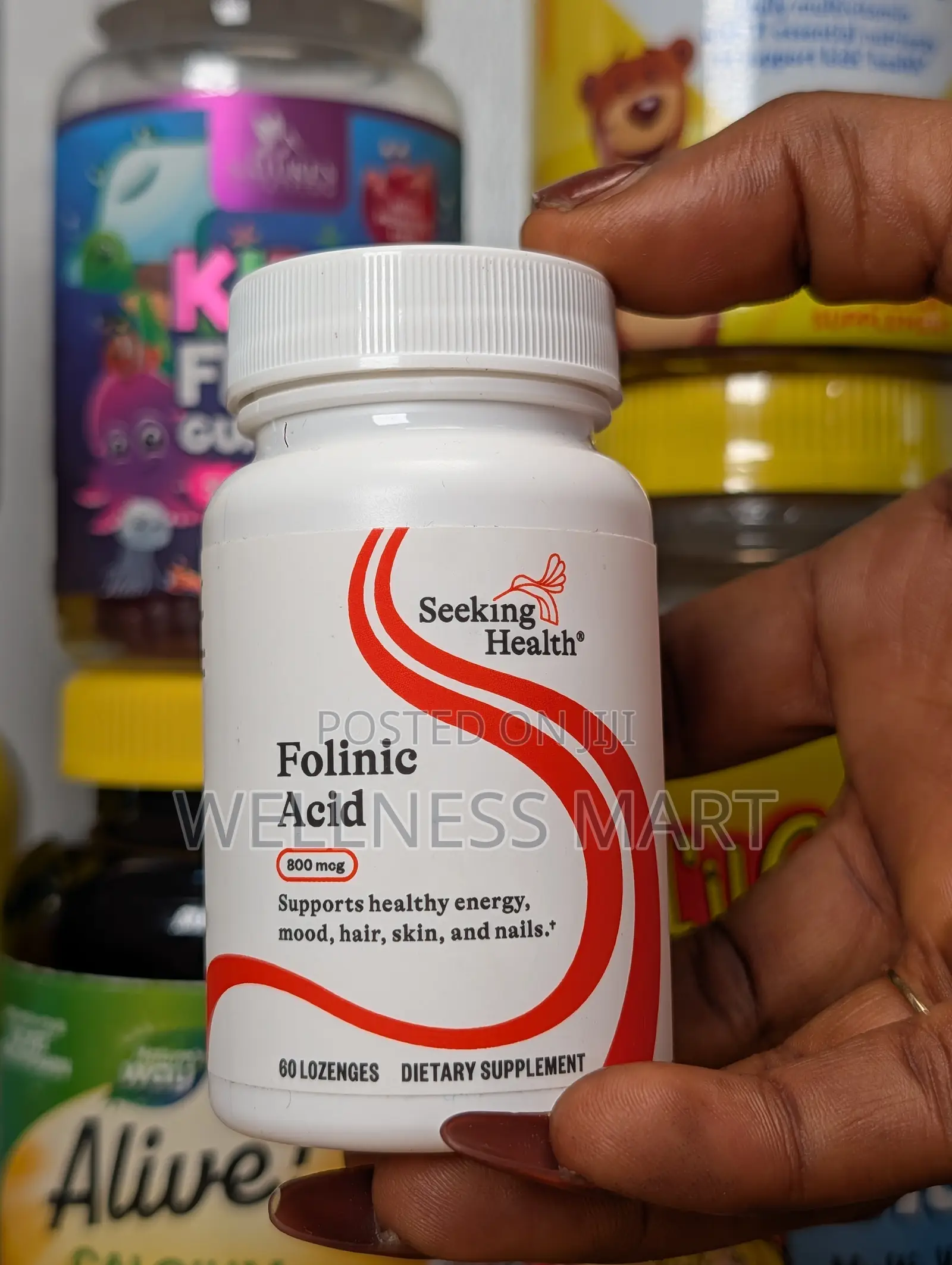 Seeking Health Folinic Acid Lozenges | Vitamin B9 | 60 Lozenges