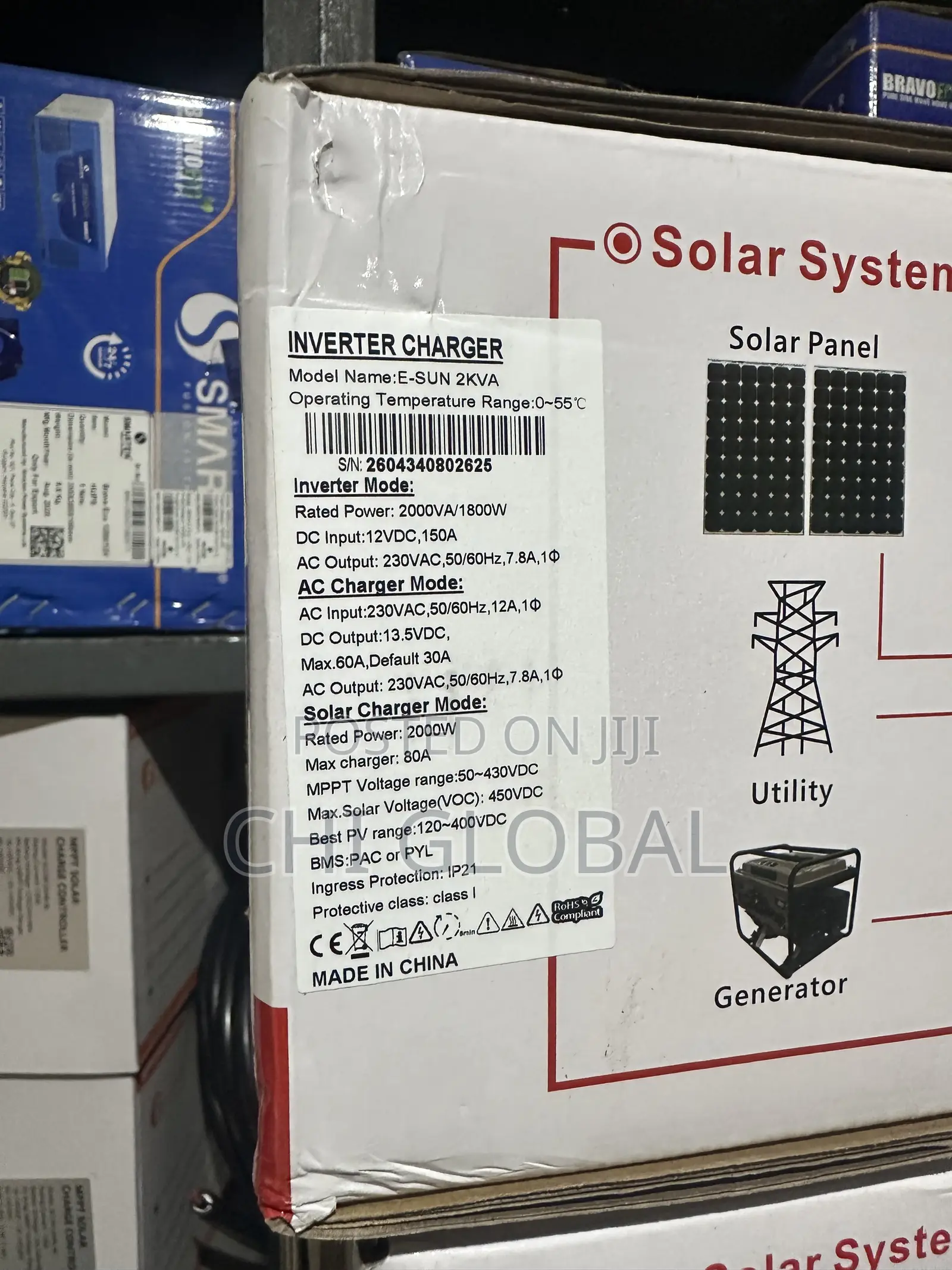 Sako 2kva 12v Hybrid Inverter