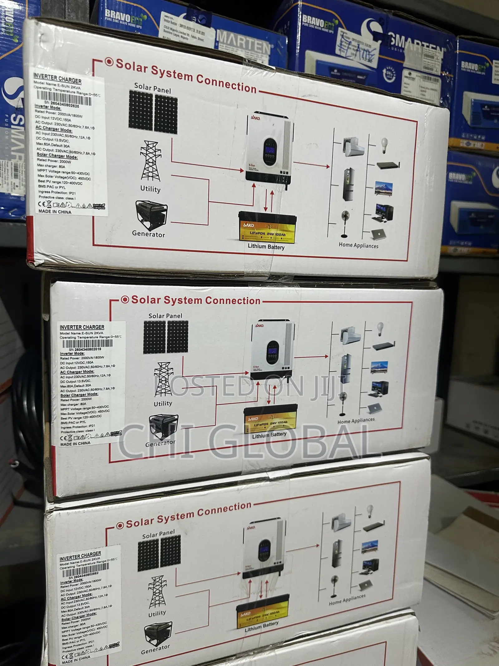 Sako 2kva 12v Hybrid Inverter