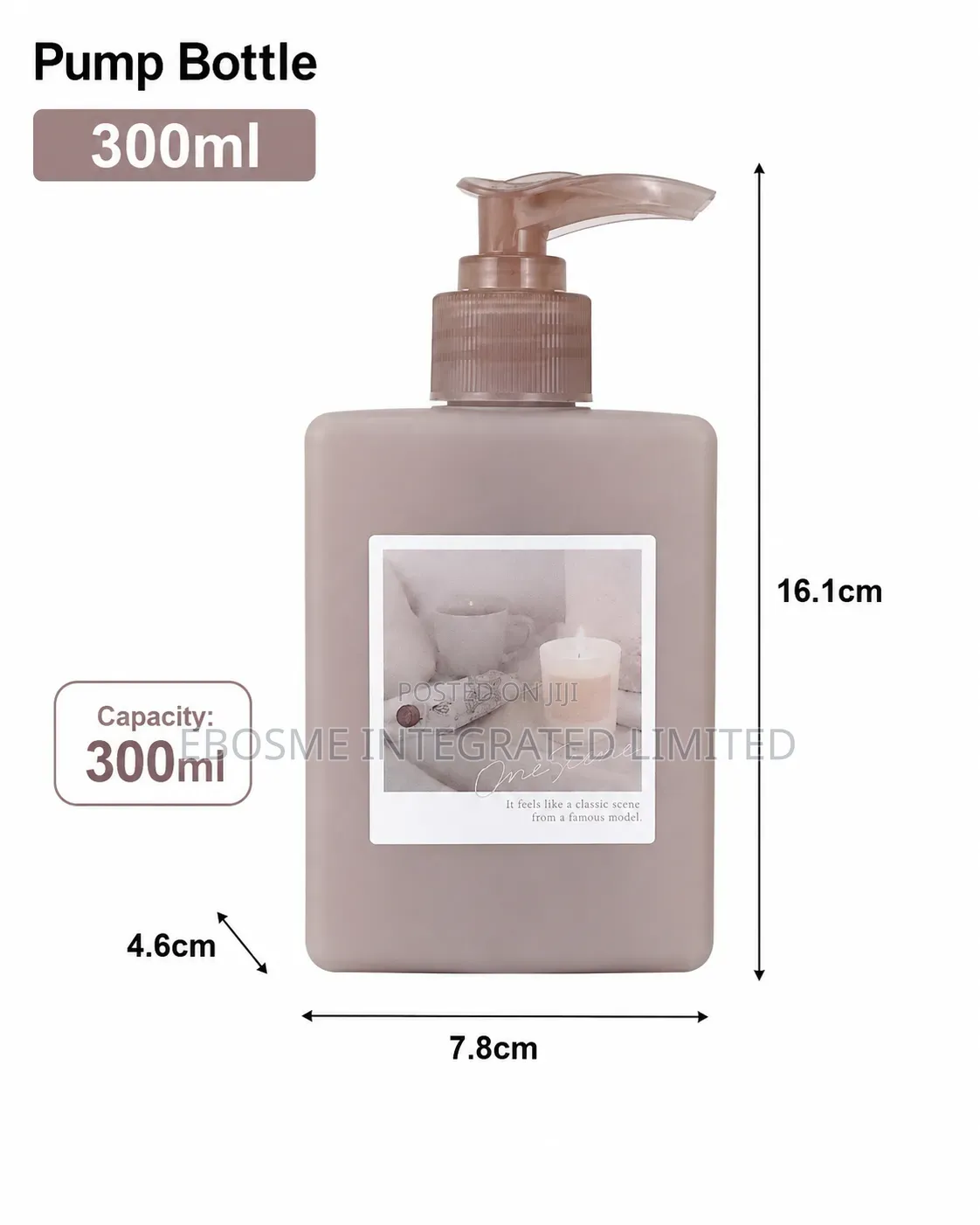 Refillable Pump Bottle