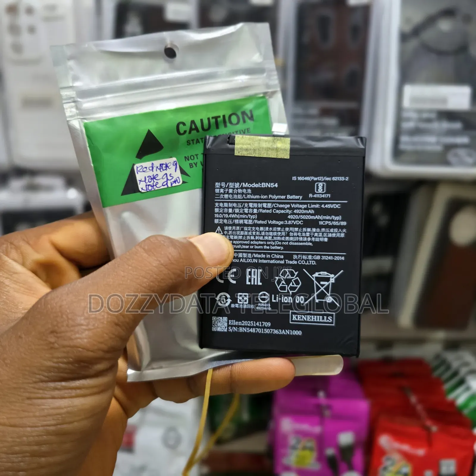 Redmi Note 9 Pro Battery