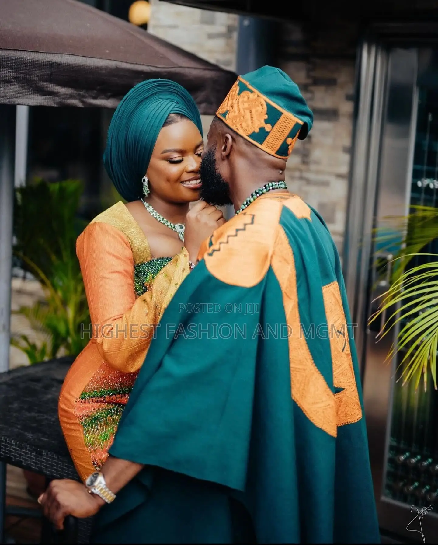 Gold Lace Velvet Gown Tailored Traditional Gold Agbada