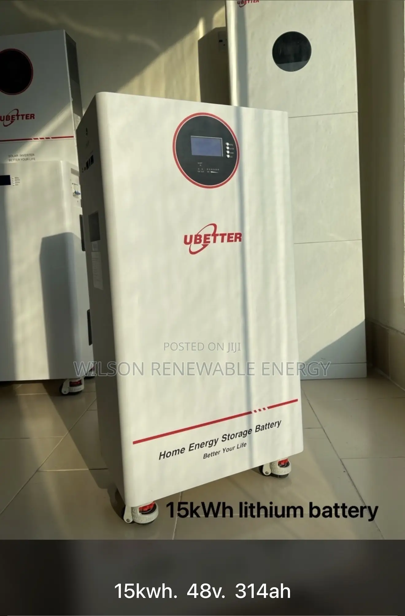15kwh 51.2v Ubetter Lithium Battery
