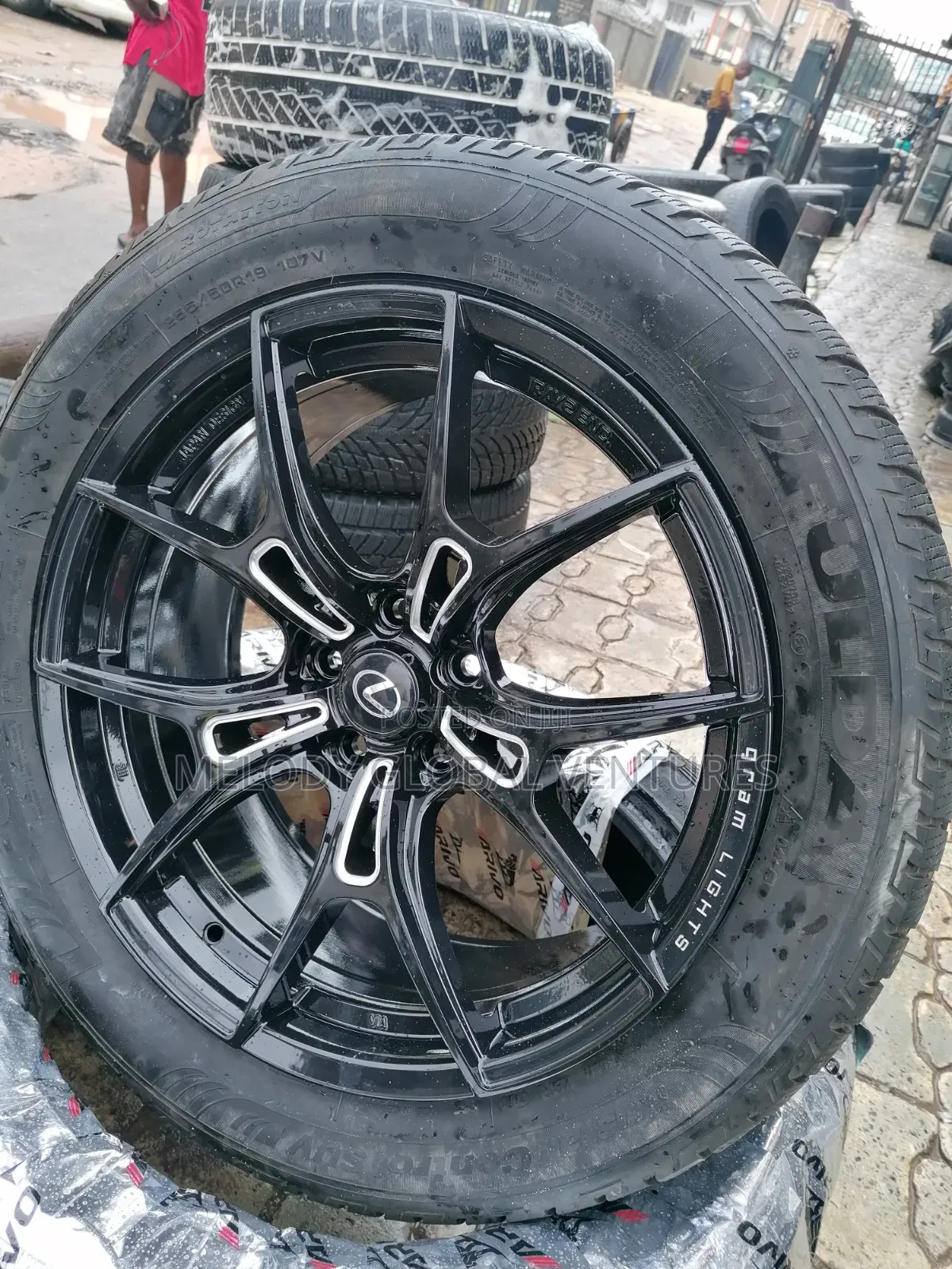 Original 19rims and Tires Set for Lexus.Gx. Rx. Nx. Es. Is. Ls. Etc