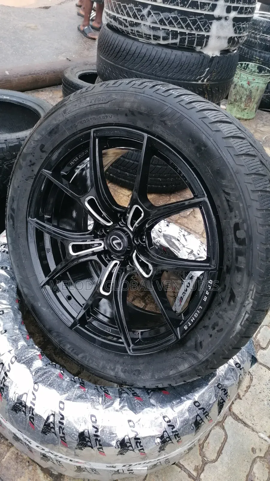 Original 19rims and Tires Set for Lexus.Gx. Rx. Nx. Es. Is. Ls. Etc