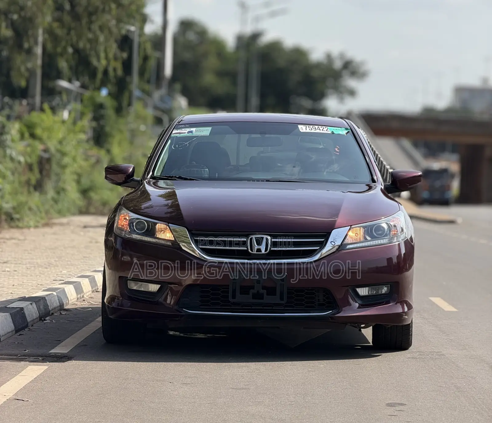 Honda Accord 2014 Maroon