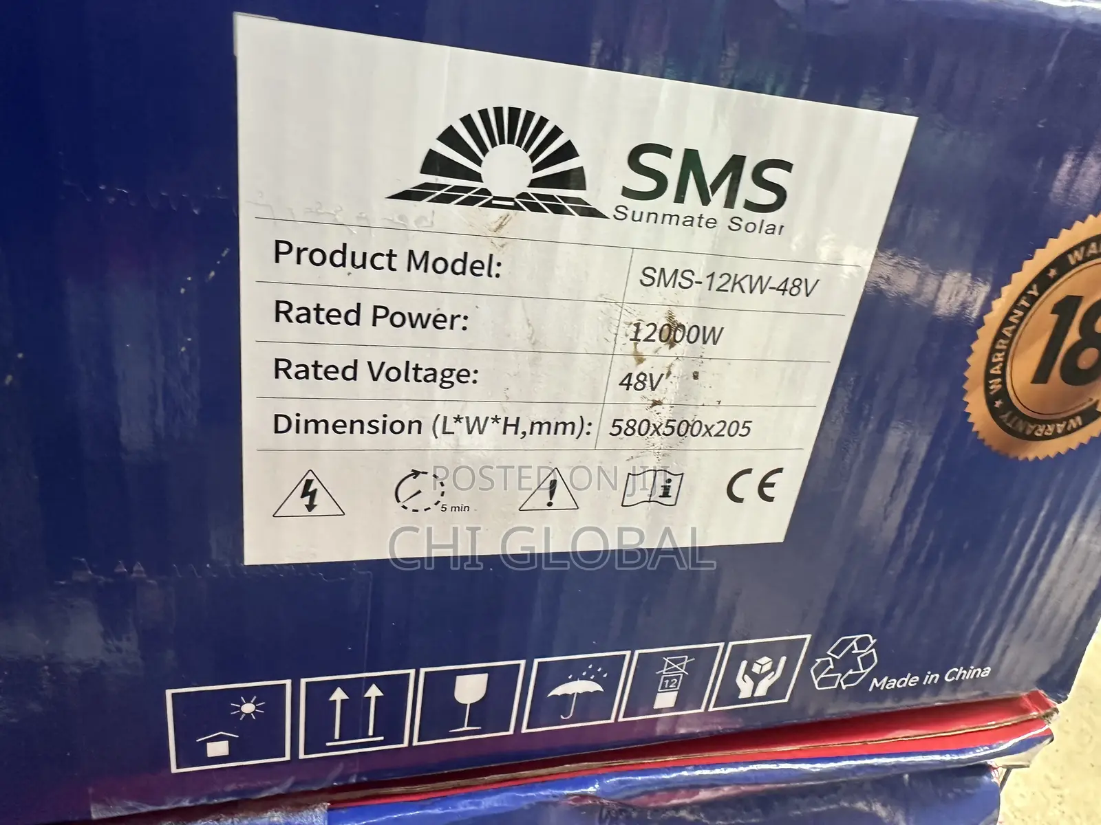 SMS 12kva 48v Hybrid Inverter