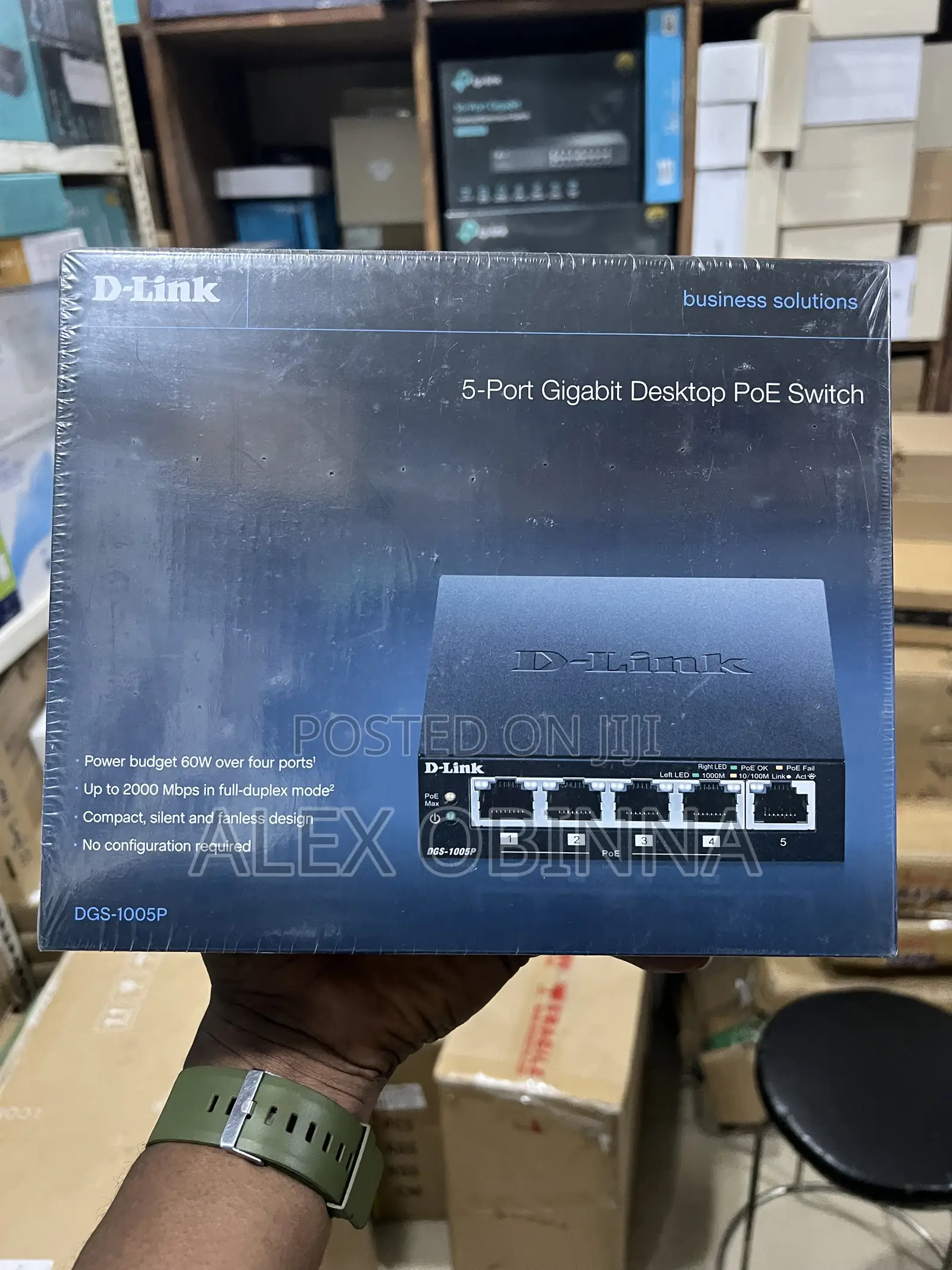5 Port Gigabit PoE Switch(DGS-1005p)