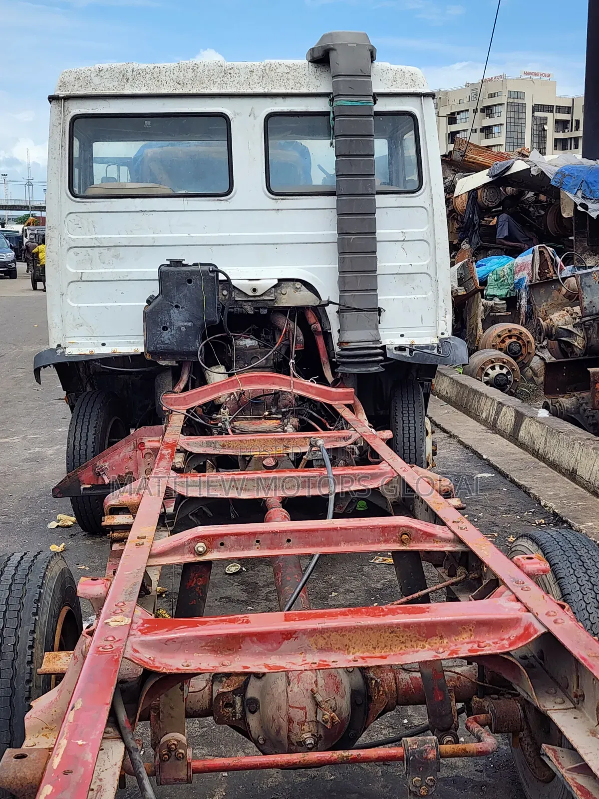 Foreign Used Iveco Fiat Cap and Chassis Truck