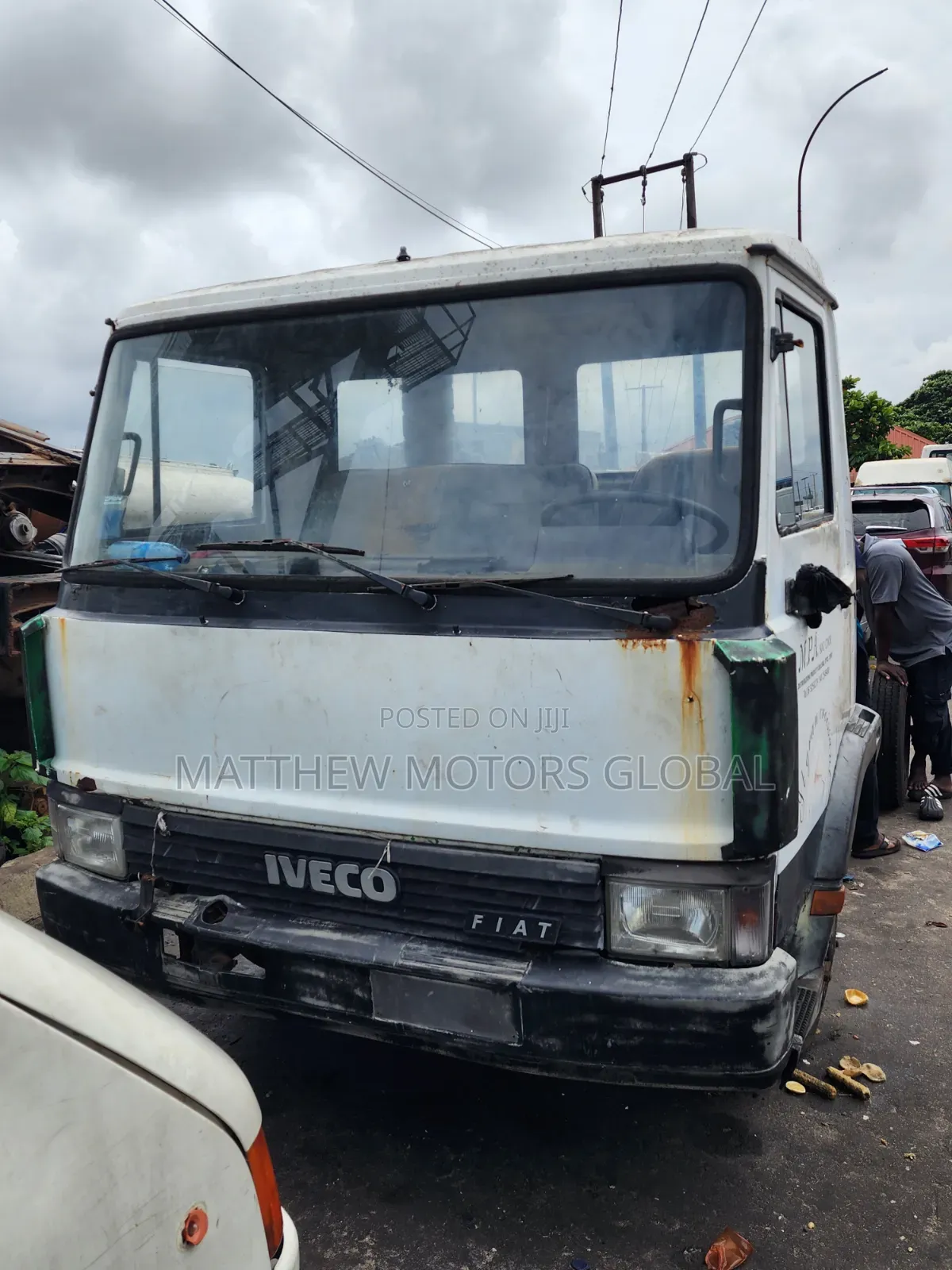 Foreign Used Iveco Fiat Cap and Chassis Truck