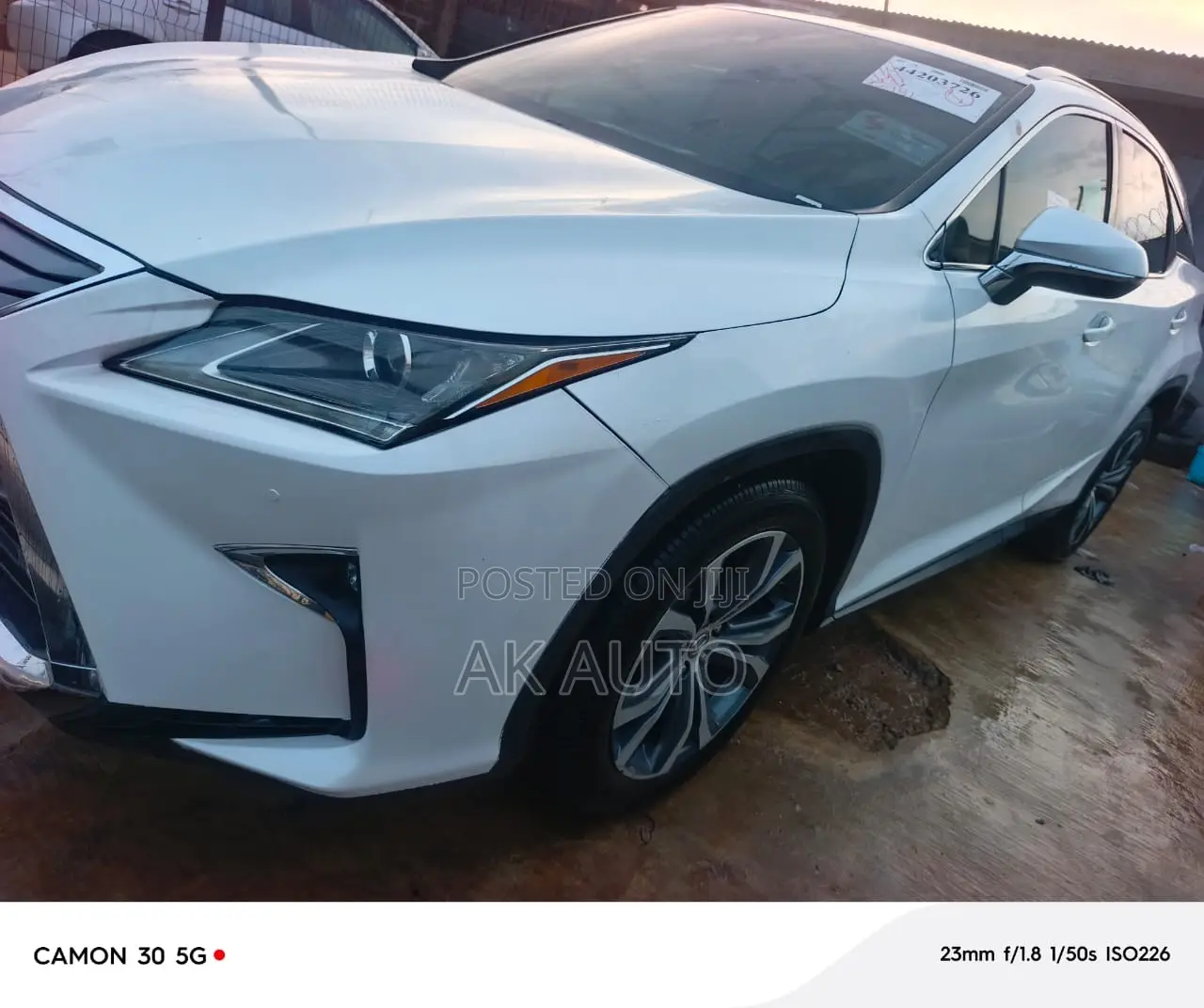 Lexus RX 350 FWD 2017 White