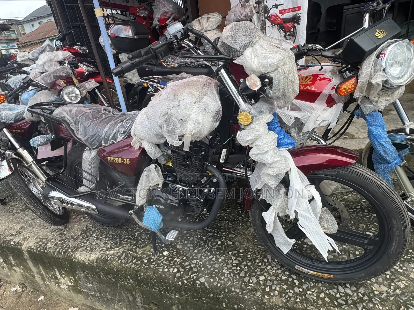New Royal Motorcycle 2026 Red