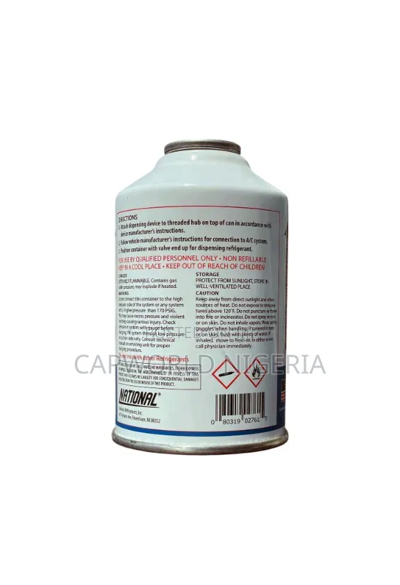National R-1234yf a/C Refrigerant Gas