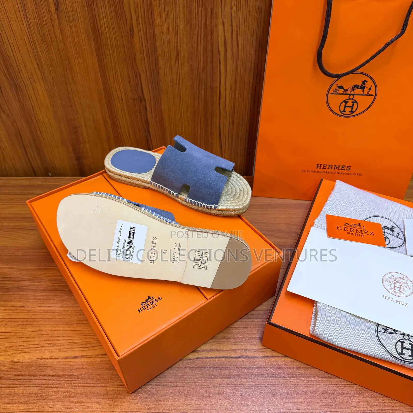 Original Hermes Antigua Espadrilles. Available in *TWO COLORS