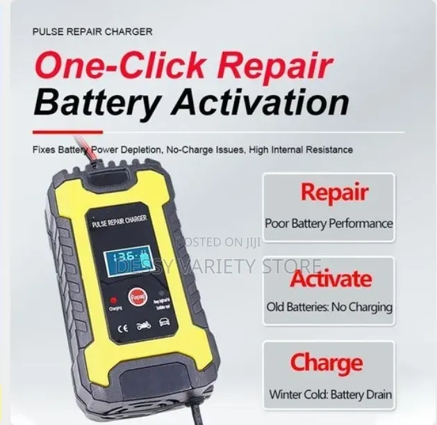12v/6a Smart Battery Charger With UK Plug