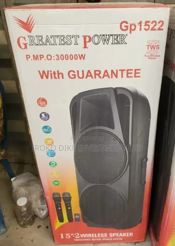 Greatest Power Double 15" Pa System