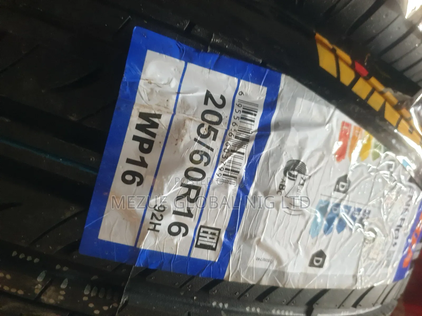 Winda Tyre 205/60/16 for Toyota Camry Etc 