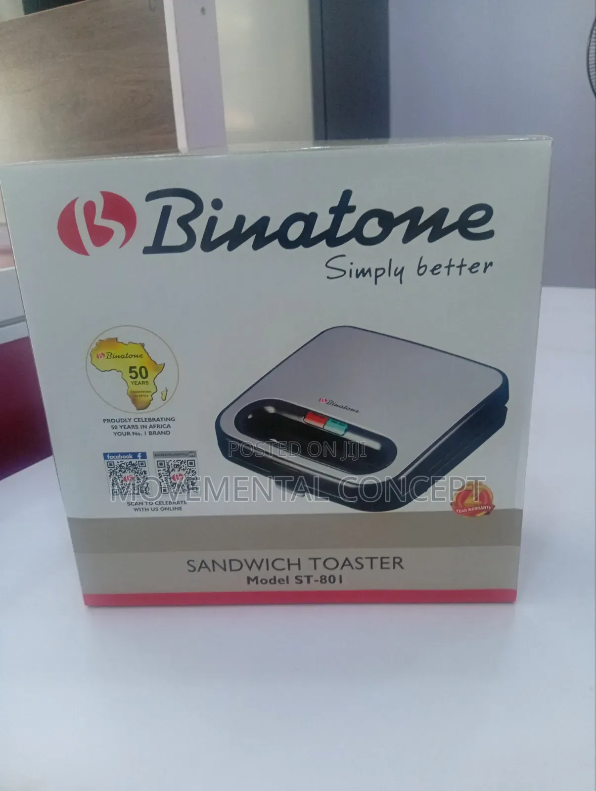 Binatone Sandwich Toaster ST-801