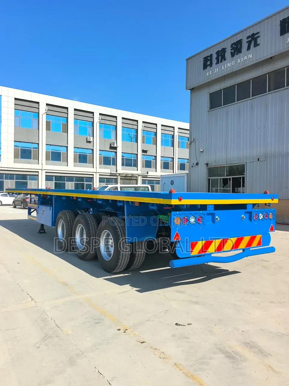 Brand New 40feet Flatbed Trailer With Container Hooks