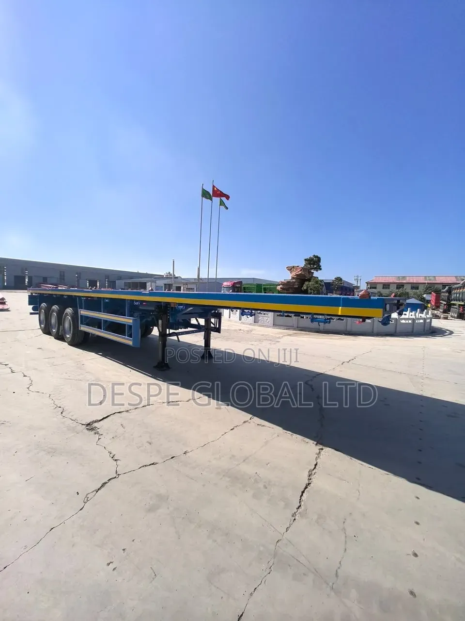 Brand New 40feet Flatbed Trailer With Container Hooks