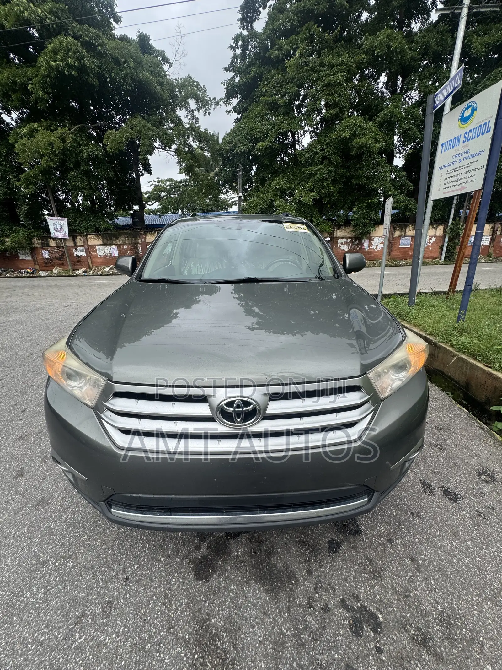 Toyota Highlander Limited 2012 Green