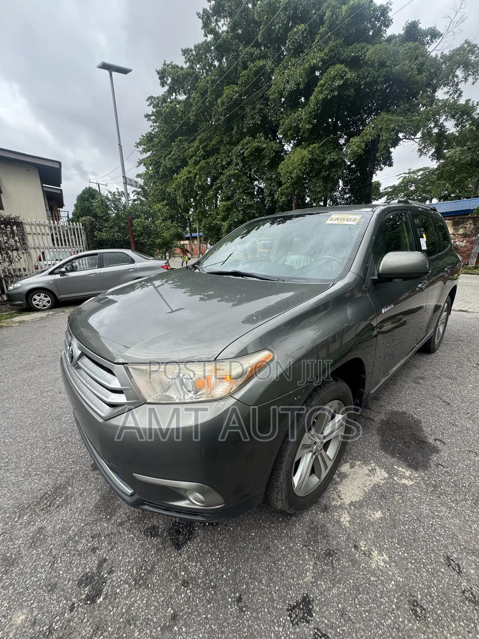 Toyota Highlander Limited 2012 Green