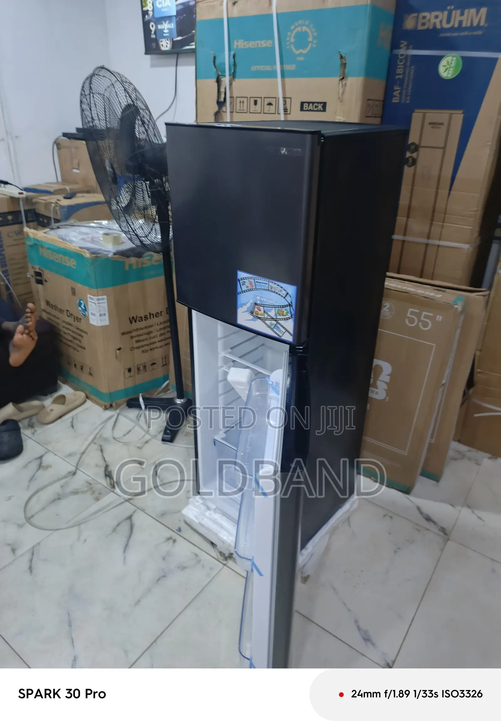 Skyrun BCD-145A 138L Upright Freezer for Bulk Food Storage